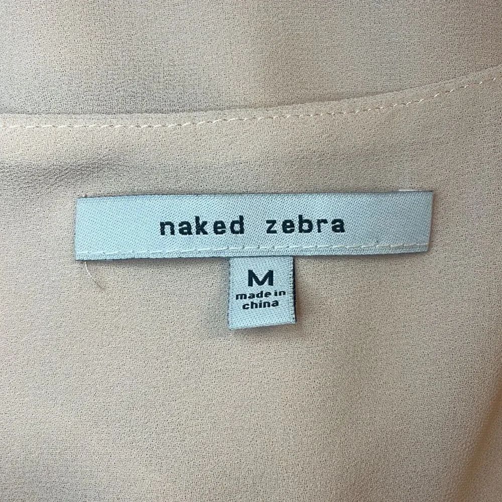 Naked Zebra cold shoulder top M (4550) - Picture 8 of 9